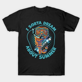 Family Vacation 2023 I Sorta Dream About Summer Vibes Diving T-Shirt